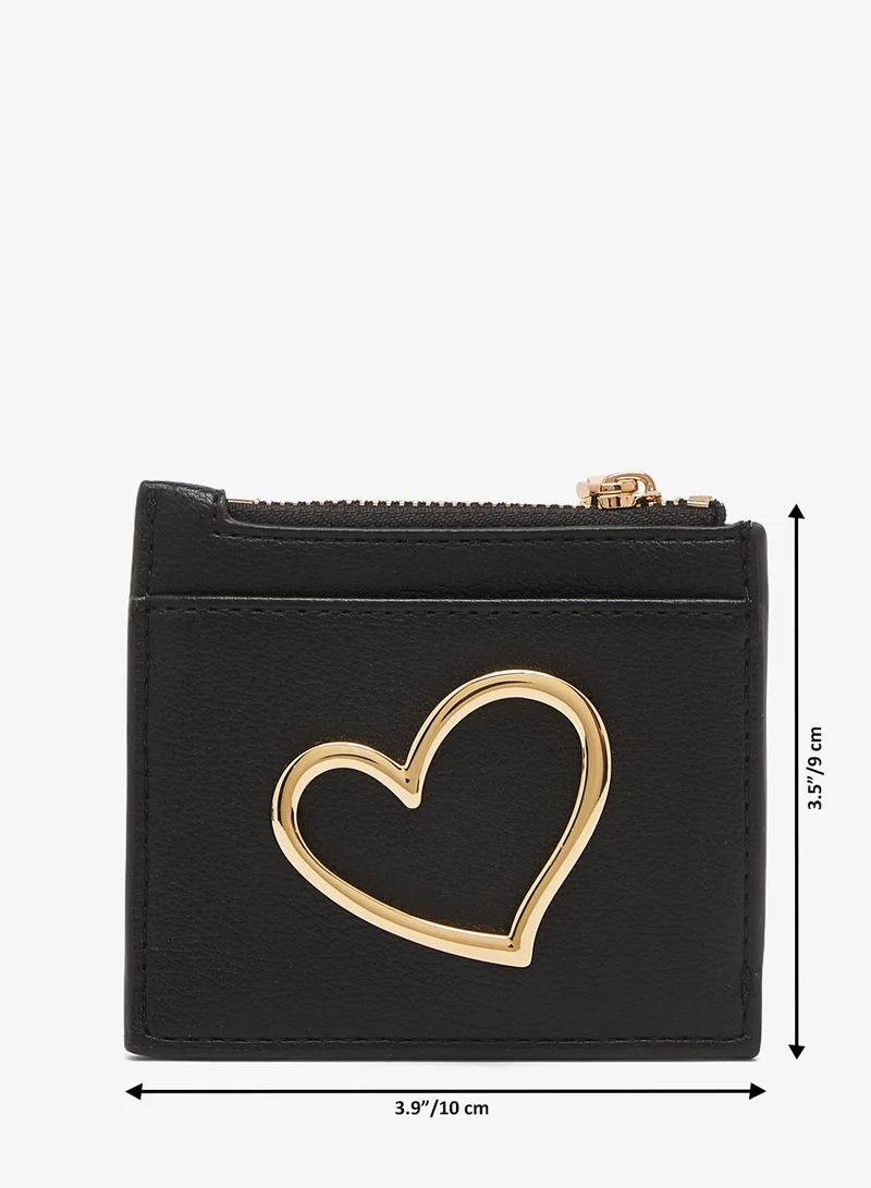 Love Moschino  Heart Turnlock PU Wallet for Women | Best Price UAE